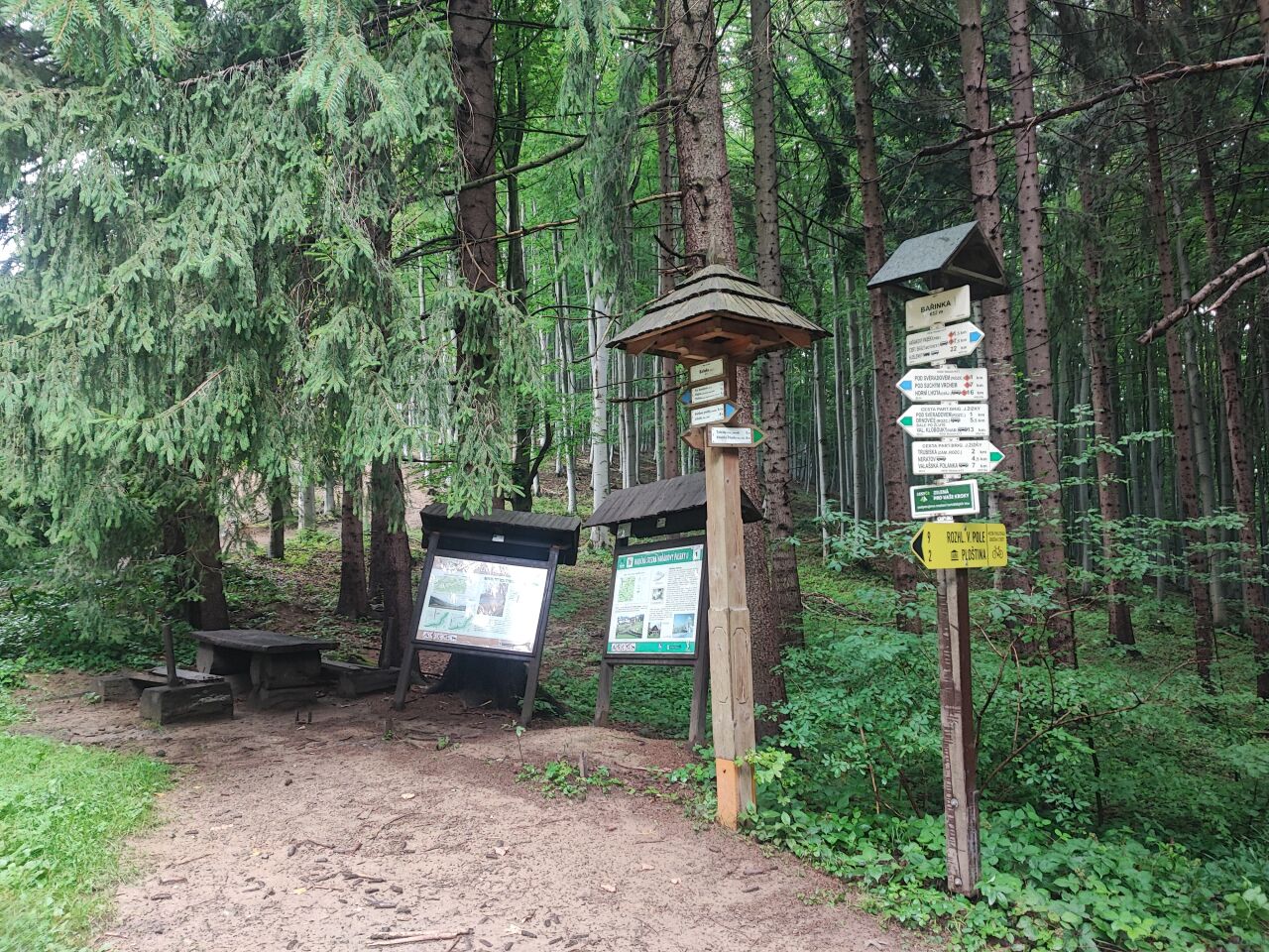 rozcestí Bařinka