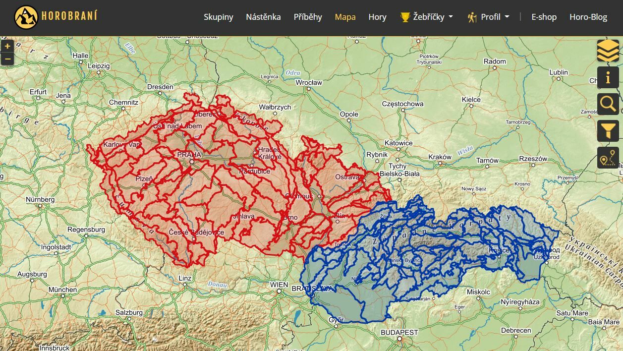 Nový rok a mapa Horobraní